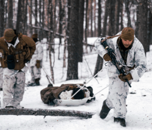 Cold weather training for soldiers