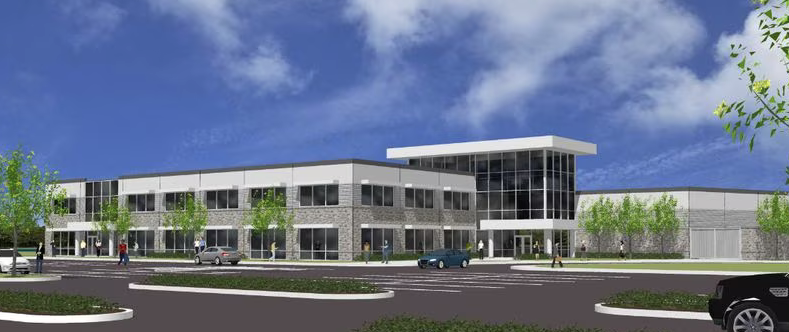 Artist's rendition of the new building